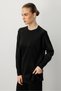 Reglan Kol Basic Triko Tunik-SİYAH - 5