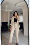 Linen Carrot Pants Shirt Two-Piece Set - 2