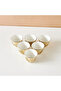Floral Print 6-Piece Bone China Kahwa Cup Set - 80 ml - 2