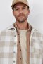 Men's Relax Fit Comfortable Cut Long Sleeve Pocket Checker Pattern Plaid Lapel Collar Winter Lumberjack Shirt - 2