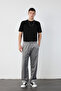 Thin F Corded Fabric Velvet Baggy Pants - 4