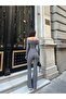 Madonna Yaka Corded Fabric Ribbed Knit Double Set - İ Flared Lt Top Set - 7