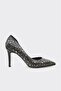 Taşlı Dekolteli Kadın Stiletto