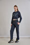 Women's California Printed Crop Tracksuit Bottom Top Set - 5