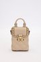 Stylish Women's Phone Bag with Quilted Embroidery and Chain Knit Detail, Hand and Shoulder Use Lv930584