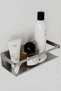 25cm Lifetime Stainless Steel Shower Shelf, Adhesive Mount Bathroom Shelf, Mondern Shampoo Holder - 2