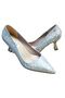 New Design 5 cm Glass Heel Shiny Stiletto Evening Shoes