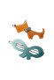 Dog Detailed Acrylic Buckle Set 2 Pieces - 2