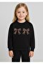 Tracksuit Set Brown with Beneded Ribbon Pattern for Ages 3-4-5-6-7-8-9-10-11-12