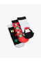 Christmas Themed Penguin Printed Cotton Towel Socks Set