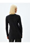 Long Sleeve T-Shirt Embroidery Detail Crew Neck Cotton - 4