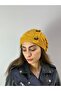 Hand Knitted Shepherd's Buttoned Women's Beanie