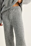 Women's Gray Soft Textured Comfortable Cut Knitwear Set 2480 60283755 - 7