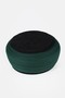 Prayer Shawl - Green Fabric - Black Cap - Plain Wrap - Nâli Şerif - 5 Meters