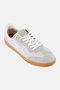 Men Brand Logo Lace Up Shoes, Grey