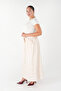 Maxi Length High Waist Tie Pocket Skirt - 4