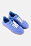Women Lace Up Casual Shoes, Blue - 2