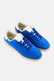 Men Brand Logo Lace Up Casual Shoes, Blue - 2