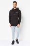 Men Sportswear Fit Long Sleeve Outdoor Hoodie, Black - 4