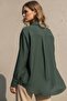 Regular Emerald Green Jacquard Silky Soft Textured Women's Shirt Modal Women's Shirt, - 5