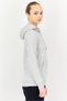 Women Sportswear Fit Long Sleeve Outdoor Hoodie, Light Grey - 3