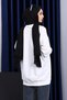 Ecru bicycle collar printed sweatshirt - 3