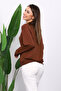 Brown Crew Neck Two Thread Sweatshirt - 4