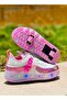 Kids Two Wheel Roller Shoes Rechargeable LED Flash Light Sneaker Skate Heelys Shoes - 4