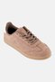 Women Lace Up Casual Shoes, Dark Taupe