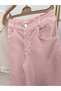 Girl's Suit with Collar Detail and Denim Pants - 3