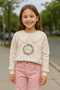 Girl's Suit with Collar Detail and Denim Pants