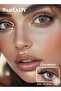 FreshLady Colored Lenses 1 Pair - Natural Look Cinnamon 14.2mm Yearly