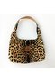 Handmade Leopard Pattern Hobo Bag Shoulder Bag - 6