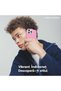 Silicone case iPhone 15 Pro, with microfiber, thin, protective, raised edges, pink - 5
