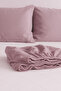 Stonewashed Fitted Sheet Double and King Size + 2 Pillowcases with Pouch 100% Cotton