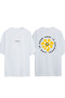 Good Keep It Design B Printed White O Oversized T-Shirt