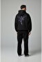Black Hooded Fleece Nirvana in Utero Printed Unisex Hoodie Sweatshirt