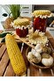 Yellow Gingham Canning Jar Lid Sleeve (6 Pieces) - 4