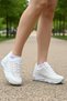 Elena Women's 7 cm Hidden Heel Striped Orthopedic Daily Sports Shoes Sneaker