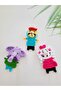 Cute 3-Piece Buckle Set 100% Cotton Hair Accessory