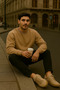 Men's Oversized Winter Mink Long Sweater - 2