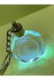 Illuminated Crystal Glass Color Changing Keychain