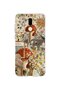 Huawei Mate 10 Lite Compatible Mushroom Garden Patterned Transparent Phone Case
