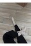 Clv902 |   Women's Beige Shiny Wrinkled Special Pattern Pointed Toe Premium Leather Heeled Boots – Elegant & Stylish - 2