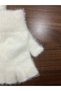 Cream Plush Winter Cut-Finger Gloves (Standard) - 4