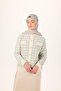 Cotton Polyester Liva Shawl Silver Plain Textured Tok Duruşlu 90X200 - 5