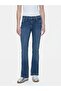Fallon 400 Mid-Waist Pipe Leg Dark Blue Pants - 2