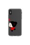 iPhone X Compatible Transparent Case Couple Garry 2 Designs