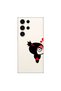 Samsung Galaxy S23 Ultra Compatible Transparent Case Couple Pucca 1 Design