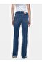 Fallon 400 Mid-Waist Pipe Leg Dark Blue Pants - 3